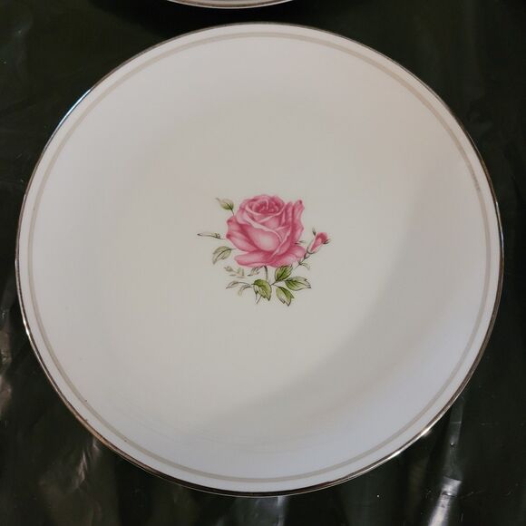 imperial rose fine china 6702 Set Of 4 bread/dessert Plates 6.5" - Picture 3 of 7